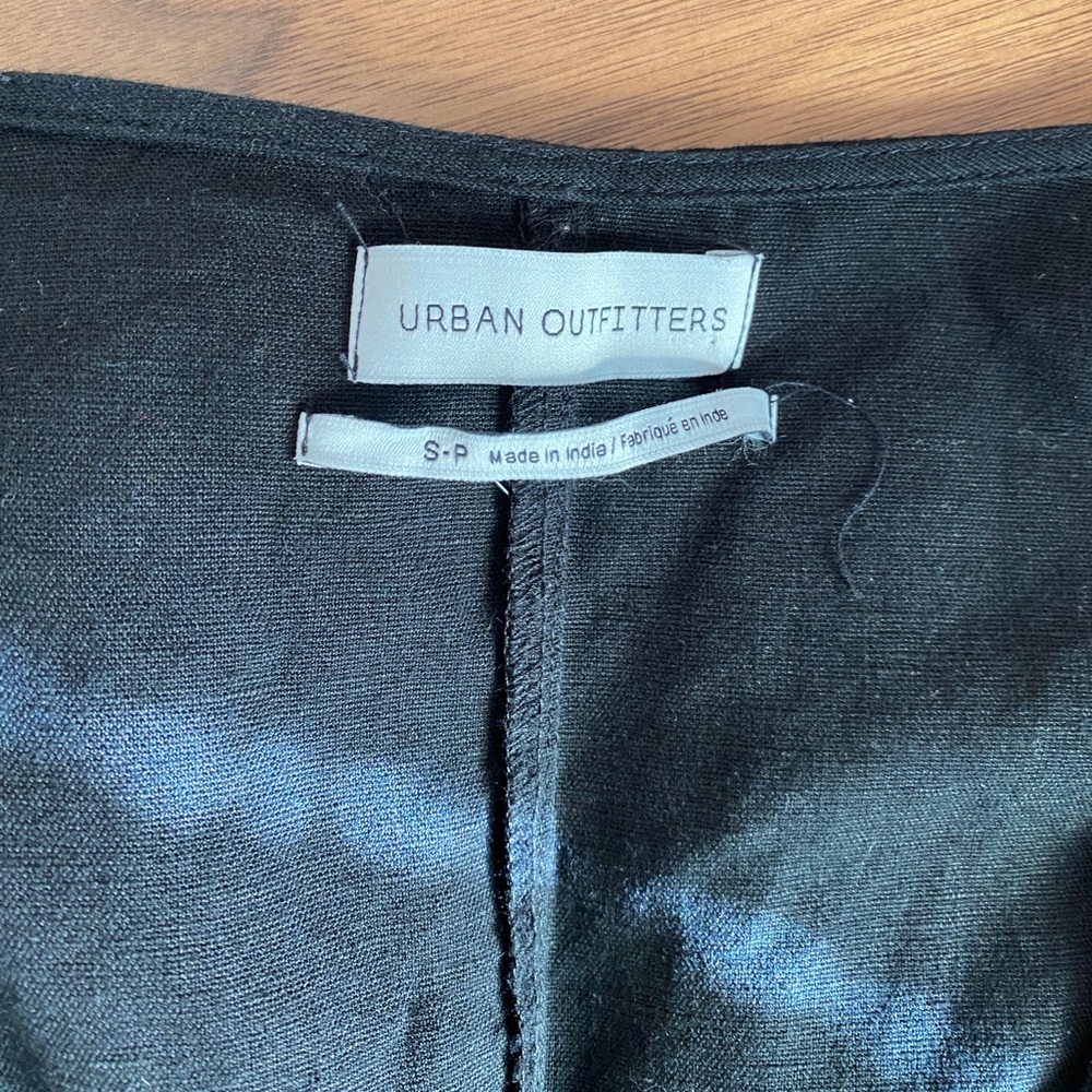 Uo Lily Linen Button-Front Romper - image 3